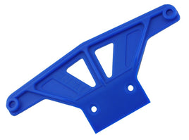RPM Wide Front Bumper for the Traxxas Rustler, Stampede 2wd & Bandit Blue