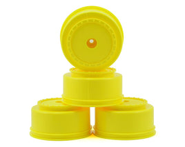 DE Racing 12mm Hex "Borrego" Short Course Wheels (Yellow) (4) (SC6/Slash/Blitz)