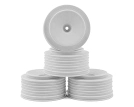 DE Racing Speedline PLUS Short Course Wheels (White) (4) (SC6/Slash/Blitz) w/12mm Hex