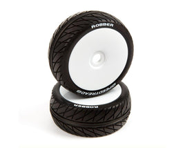 DuraTrax SpeedTreads Robber 1/8 On-Road Buggy Tires (White) (2)