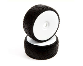 DuraTrax SpeedTreads RoadRunner 1/8 On-Road Buggy Tires (White) (2)