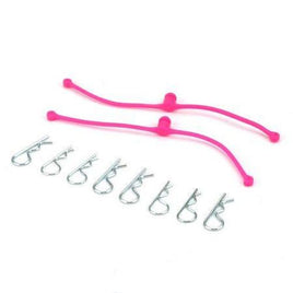 Dubro Body Klip Retainers-Pink  