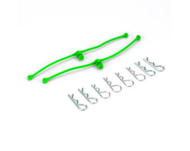 Dubro Body Klip Retainers (Lime Green)