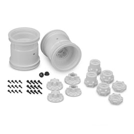 JConcepts Midwest 2.2" Monster Truck Wheel (2) (White) 12mm Hex