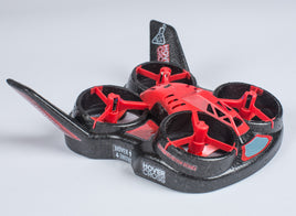 Flight Lab Toys HoverCross Drone/Hovercraft, RTF, Red