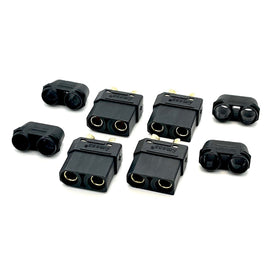 Maclan Racing - XT90 Connectors, Black, w/ 4 Female Plugs
