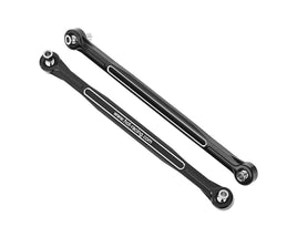 Hot Racing Traxxas X-Maxx Aluminum Steering Toe Link Set (Black) (2)