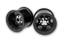 JConcepts Tense - Rustler Stampede 2.2" Electric Rear Wheel - Black