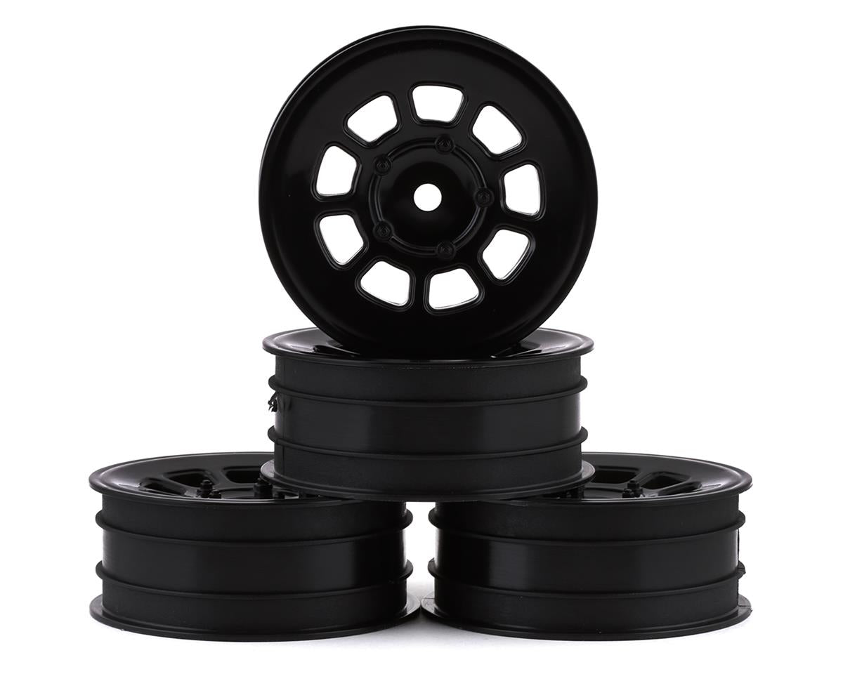 Ruote Posteriori JConcepts 9 Shot 2.2 Ovali Nero (4) Per B6.1/XB2/RB7/YZ2 1/10