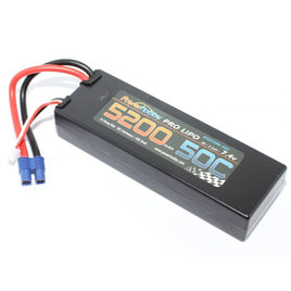 Power Hobby 2S 7.4V 5200Mah 50C Lipo Battery Pack W/ Ec3 Plug Hard Case