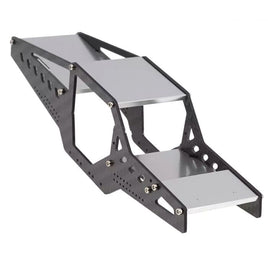 Powerhobby SCX24 Carbon Fiber Aluminum Rock Racer Conversion Chassis Kit Silver
