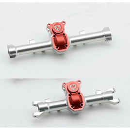 Powerhobby Axial SCX24 C10 Deadbolt Jeep Aluminum Front Rear Axle Housing Silver