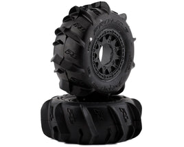 Pro-Line Dumont Paddle 2.2/3.0 Pre-Mounted Tires w/Raid Wheels (Black) (2) (Z3) w/12mm Removable Hex 0