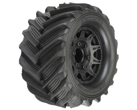 Pro-Line Demolisher 2.8" Pre-Mounted Tires w/ Raid 6x30 Wheels (2) (Black)