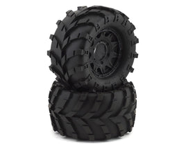 Pro-Line Masher 2.8" Pre-Mounted w/Raid Electric Rear Wheels (2) (Black) (M2)