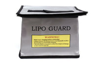 Racers Edge Lipo Battery Charging Safety Bag 215x145x165mm with Zipper