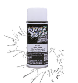 Spaz Stix Solid White / Glow Backer Spray Paint (3.5oz)