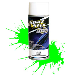 Spaz Stix Green Fluorescent Spray Paint, 3.5oz Can