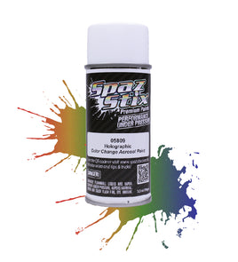 Spaz Stix Color Change Spray Paint, Holographic, 3.5oz Can
